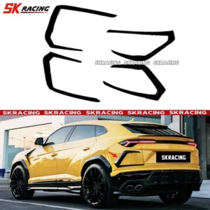 For Lamborghini Urus 2018-2021 NEW Gloss Black Front Rear Bumper Vent Cover Trim - Imagen 1 de 6