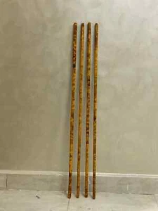 Egyptian Belly Dance Assaya Canes Stick Saidi Tahtib Style Sticks 4 Pcs - Picture 1 of 4