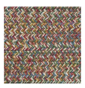 BLUE, ROSE, GREEN, MUSTARD BRAIDED AREA RUGS BY COLONIAL RUG--MANY SIZES! 410 - Picture 1 of 1