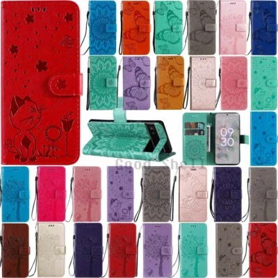 For Google Pixel 6A 5A 4A 5 6 Pro 5G Wallet Card Holder Flip Leather Case Cover - Image 1 of 4