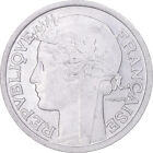 [#1182530] Coin, France, Morlon, 2 Francs, 1948, Beaumont - Le Roger, MS, Alumi,