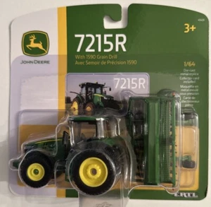 1/64th Scale John Deere 7215R Tractor with 1590 grain drill Ertl Die-cast - Picture 1 of 1