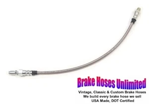 MASTER CYLINDER STAINLESS BRAKE HOSE Dodge Coronet 1955 1956 with 16" hose - Picture 1 of 2