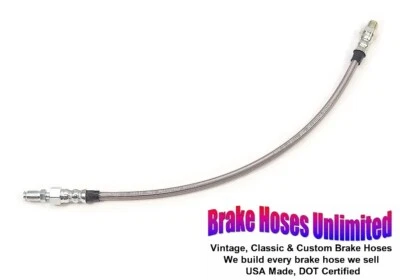 MASTER CYLINDER STAINLESS BRAKE HOSE Dodge Coronet 1955 1956 with 16" hose - Image 1 of 2