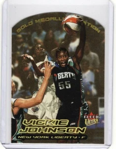 2000 Ultra WNBA Gold Medallion #16 Vickie Johnson - Picture 1 of 2