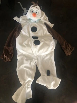 DISFRAZ DISNEY FROZEN OLAF Juvenil Talla 4 (podría caber hasta jóvenes 7) *NUEVO CON ETIQUETAS* Foto 1 de 2