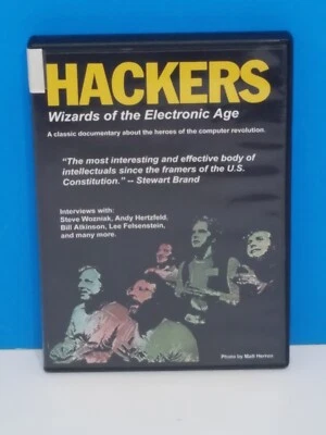Hackers Wizards Of The Electronic Age Dvd Rare EXCELLENT CONDITION  - Image 1 of 4