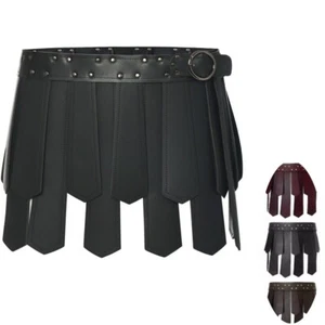 Medieval Roman Armor Waist Belt Viking Belt with Tassels Warrior Belt LARP Party - Picture 1 of 8