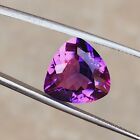 Natural Flawless Purple Pink Montana Sapphire Trillion Cut Loose Gemstone A431