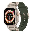 Metal+Silicone Band Strap For Apple Watch Series 9 8 7 6 5 4 3 SE Ultra 2 1 49mm