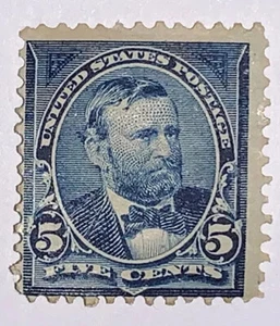Travelstamps: 1894-98 US Stamps Scott#281, 5 cents, Grant, mint, og, hinged mogh - Picture 1 of 7