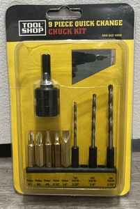 Kit de portabrocas de cambio rápido Tool Shop 9 piezas Nº 242-4086 - Imagen 1 de 4