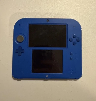 Nintendo 2DS Electric Blue Handheld System With Charger & Stylus Tested Working - Image 1 of 4