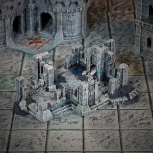 House Ruin 28mm Herr der Ringe Tabletop Gelände Terrain MESBG - Bild 1 von 2