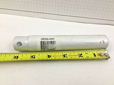 Minka Aire DR506-WHF 6 дюймов потолочный вентилятор нижний стержень, плоский белый, 1 дюйм внешний диаметр, - Изображение 1 из 4