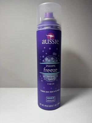 Spray para el cabello Aussie Instant Freeze 24 horas sujeción extrema 7 oz aerosol NUEVO etiqueta antigua Foto 1 de 4