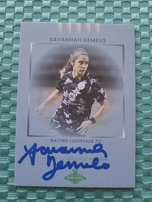 Blue /50 - 2022 NWSL Parkside Paramount Savannah Demelo Signature Series #PSS-SD - Image 1 of 2