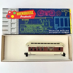 Roundhouse #3738 HO Maryland & Pennsylvania Overton Observation Train Car Kit - Picture 1 of 4