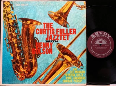 CURTIS FULLER BENNY GOLSON "JAZZTET" SAVOY MG12143 MONO RVG VG+/EX Lee Morgan - Image 1 of 4