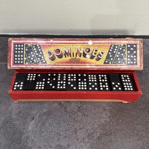 SET 9 DOMINO GIOCHI VINTAGE GLEVUM DOPPIO - Foto 1 di 8