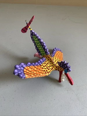 Arte popular de madera caprichoso firmado original JR Reed Whirligig Archaeopteryx 2010 Foto 1 de 4