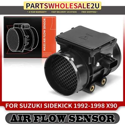 Sensor de flujo de masa de aire para Chevrolet Geo Tracker Suzuki Sidekick X-90 1,6 L gasolina Foto 1 de 4