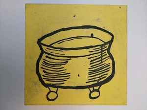 Donald BAECHLER Signed aquatint "Object", 1986. Original print by Baechler - Picture 1 of 10