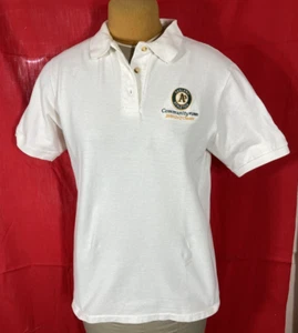Oakland A's Baseball, '01 Community Fund Poloshirt, weiß Baumwolle, Damen Medium - Bild 1 von 8