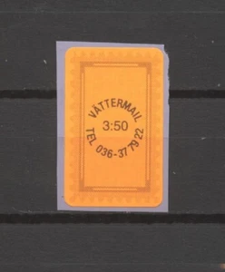 No: 119582 - SUECIA - LOCALPOST - ""VÄTTERMAIL"" - UN SELLO ANTIGUO - ¡SIN USAR!¡! - Imagen 1 de 1