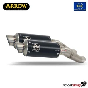 Escapes Arrow GP2 aprobado negro Ducati Hypermotard 950 2019-2020 - Imagen 1 de 8