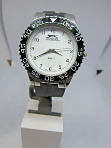 A Slazenger S565S Sports Quartz Watch, Scarce White Dial , Boxed, Fully Working - Picture 1 of 6