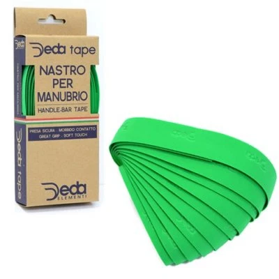 Deda Logo Cycling Waterproof Soft Touch Handlebar Tape , Tender Green - Image 1 of 3