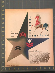 Anuncio de estrella militar de Paul Rand Stafford RARO - Imagen 1 de 1