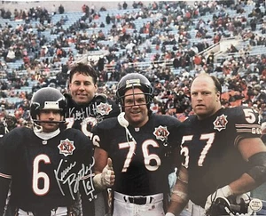 KEVIN BUTLER KEITH VAN HORNE Chicago Bears Signed 16x20 Photo Autograph CSL COA - Picture 1 of 1