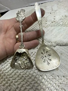 Rare Vtg Holland “Spirit Of ‘76” Sugar Scoop Spoon Silver G25 - Picture 1 of 16
