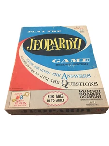 Jeopardy Game 1964 2nd Edition Milton Bradley USA 4457 TV Home Game - Picture 1 of 7