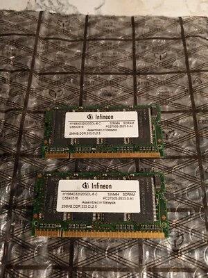 HYS64D32020GDL-6-C Infineon 512mb (256MBx2) PC2700 DDR-333MHz non-ECC CL2.5  - Image 1 of 2