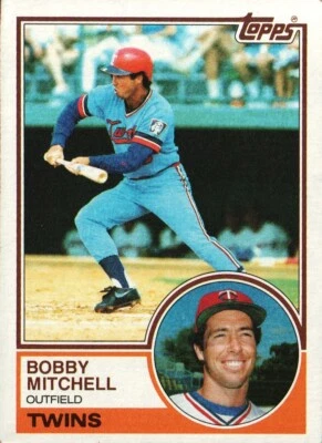1983 Topps Baseball  #647 - Bobby Mitchell - Minnesota Twins    83-1921 - Image 1 of 2