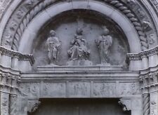 Main Portal, San Petronio Basilica, Bologna, Italy, Magic Lantern Glass Slide