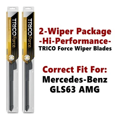 Hi-Performance 2-pk Wipers fits 2017+ Mercedes-Benz GLS63 AMG - 25260/220 - Image 1 of 4