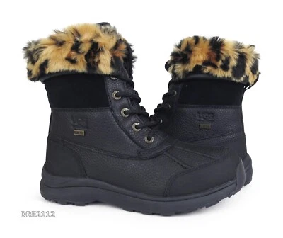 UGG Adirondack III Panther Butterscotch Leather Fur Boots Womens Size 7 -NIB- - Image 1 of 4