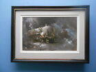 David Shepherd Steam Train print 'On Shed - As We Remember Them' FRAMED