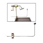 Fly Tying Vise Tool Metal Fly Tying Vise Fly Vise Rotary Fishing Line Holder