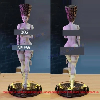 Bride Of Frankenstein 1/8 Unpainted Model Kit Unassembled 3D Printing 002 NSFW - Image 1 of 4