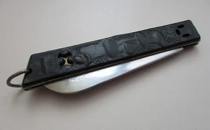 SELTENES VINTAGE SOWJETISCHES UDSSR PILZBÄR TASCHEN KLAPPMESSER PKMOOR - Bild 1 von 8