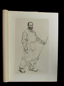 Paul Renouard Prisonnier auxiliaire eau-forte originale 1897 tirage 525 exemplai - Picture 1 of 7