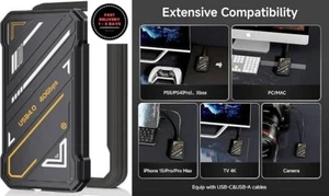 SSD externo de 1 TB, hasta 3800 MB/s, USB 4.0, unidad de estado sólido externa. - Picture 1 of 5
