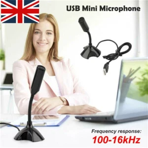 Noise Canceling Voice Recording Mini USB Computer Microphone for Laptop&Desktop - Picture 1 of 14