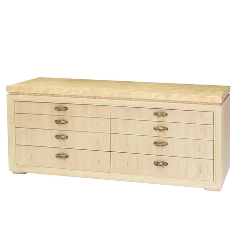Henredon bleached dresser with brass pulls - Vintage  REDUCED AGAIN! Cover