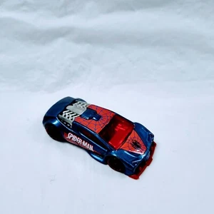 2002 Mattel Hot Wheels Blue & Red Spider-Man 1:64 Scale Die Cast Car - Picture 1 of 6